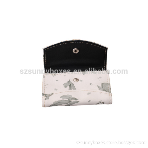 High Quality woman's leather card wallet